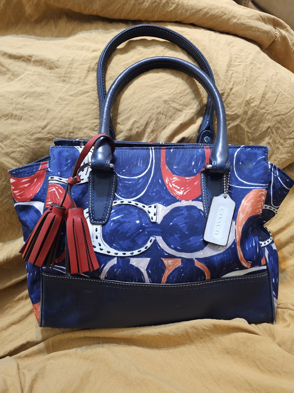 🚨SALE🚨Coach Legacy Heritage Signature Candace Carryall Satchel (Style # 19951)